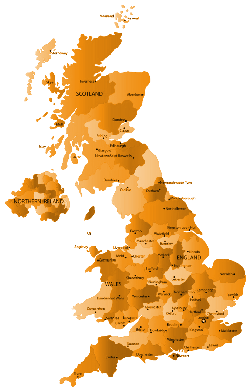 ERP UK Map